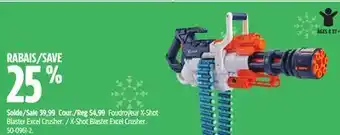 Canadian Tire Zuru x-shot blaster excel crusher offer