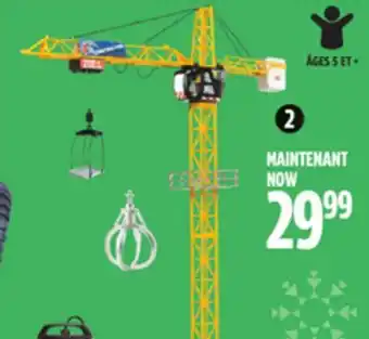 Canadian Tire 48˝ remote-control motorized crane offer