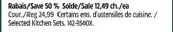 Canadian Tire Masterchef selected kitchen sets offer