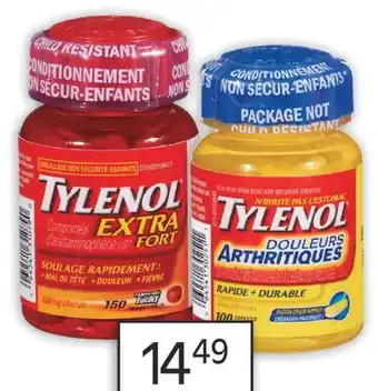 Brunet Tylenol acétaminophène sélectionné offer