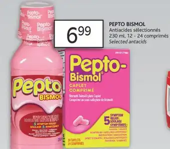 Brunet Pepto bismol antiacides sélectionnés offer