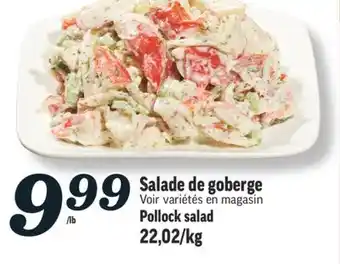 Marché Richelieu Salade de goberge | pollock salad offer