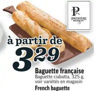 Marché Richelieu Baguette française | french baguette offer