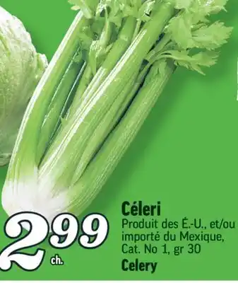 Marché Richelieu Céleri | celery offer