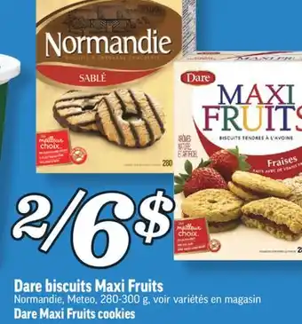 Marché Richelieu Dare biscuits maxi fruits | dare maxi fruits cookies offer