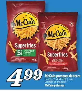 Marché Richelieu Pommes de terre mccain | mccain potatoes offer