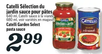 Marché Richelieu Sélection du jardin sauce pour pâtes catelli | catelli garden select pasta sauce offer