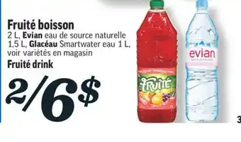 Marché Richelieu Fruité boisson | fruité drink offer