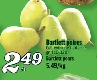 Marché Richelieu Bartlett poires | bartlett pears offer