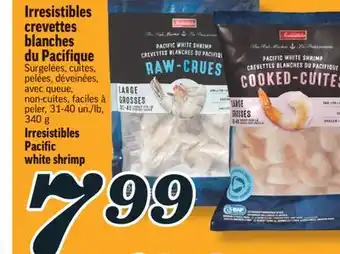 Marché Richelieu Irresistibles crevettes blanches du pacifique | irresistibles pacific white shrimp offer