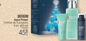 Jean Coutu Biotherm aqua power coffret de 3 produits offer