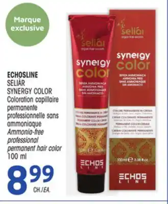 Uniprix Echosline seliàr synergy color coloration capillaire permanente professionnelle sans ammoniaque/ ammonia-free professional pe offer