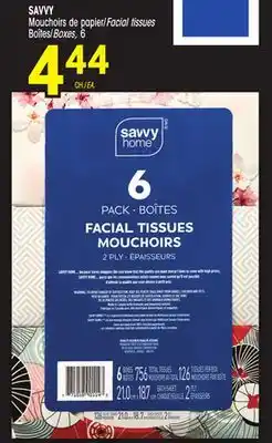 Uniprix Savvy mouchoirs de papier/facial tissues offer