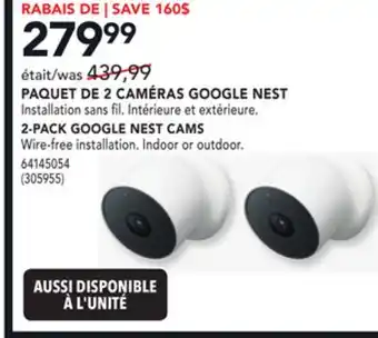 RONA Google 2-pack google nest cams offer