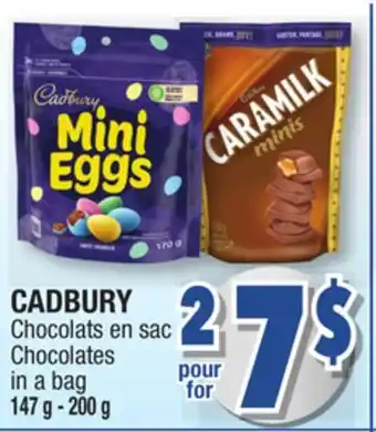 Jean Coutu Cadbury chocolates in a bag offer