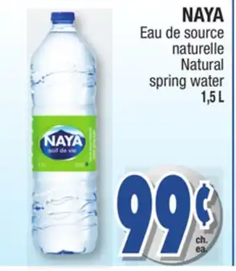 Jean Coutu Naya natural spring water offer