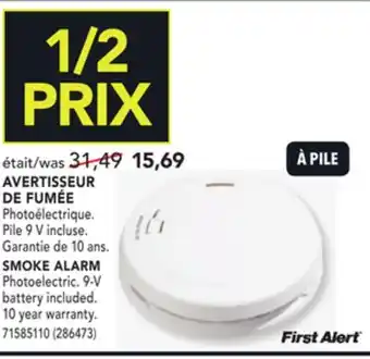 RONA First alert smoke alarm offer