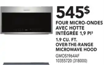 RONA Frigidaire 1.9 cu. ft. over-the-range microwave hood offer