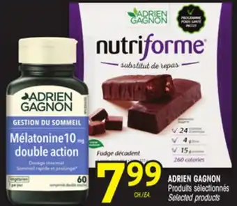 Uniprix Adrien gagnon produits sélectionnés/selected products offer