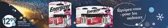 Brunet Energizer piles sélectionnées offer