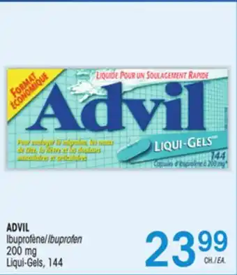 Uniprix Advil ibuprofène/ibuprofen 200 mg, liqui-gels offer