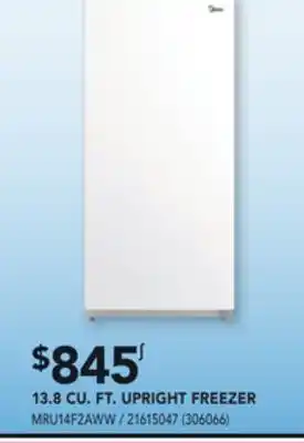 RONA Midea 13.8 cu. ft. upright freezer offer
