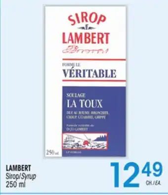 Uniprix Lambert sirop/syrup offer