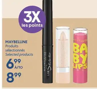 Brunet Maybelline produits sélectionnés offer