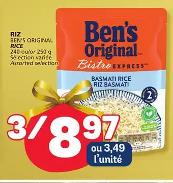 Marché Bonichoix Ben's original rice offer