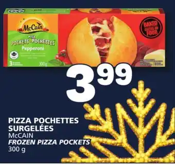 Marché Bonichoix Mccain frozen pizza pockets offer