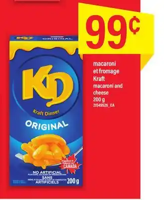 Maxi Macaroni et fromage kraft offer