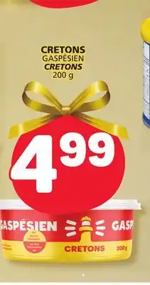 Marché Bonichoix Gaspésien cretons offer