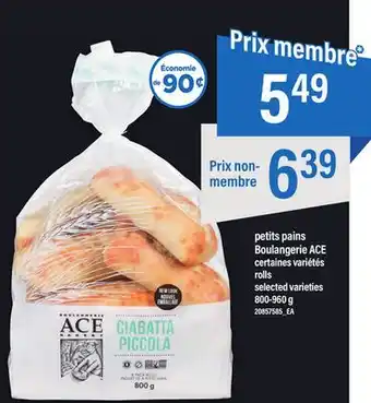 Maxi Petits pains boulangerie ace offer