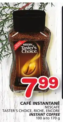 Marches Tradition Nescafé taster's choice, riche, encore instant coffee offer