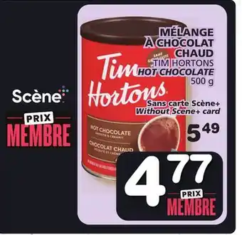 Marches Tradition Tim hortons hot chocolate offer