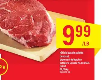 Maxi Rôti de bas de palette désossé offer