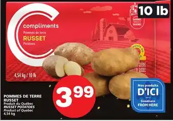 Marches Tradition Russet potatoes offer