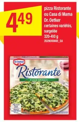 Maxi Pizza ristorante ou casa di mama dr.oetker 320-410 g offer