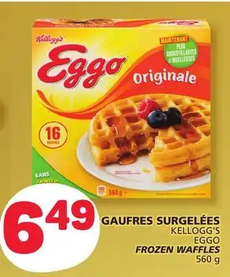 Marché Bonichoix Kellogg's eggo frozen waffles offer