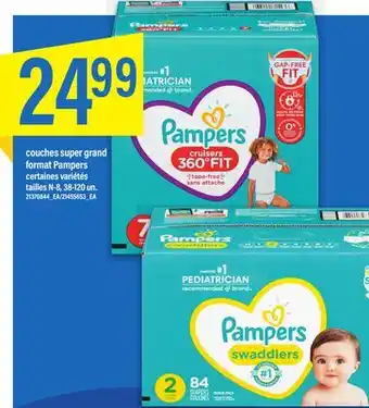 Maxi Couches super grand format pampers offer