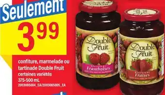 Maxi Confiture, marmelade ou tartinade double fruit, 375-500 ml offer