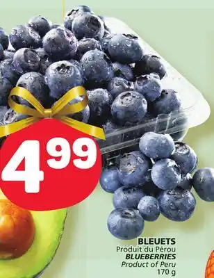 Marché Bonichoix Blueberries offer