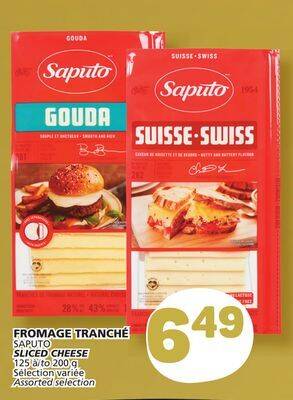 Marché Bonichoix Saputo sliced cheese offer