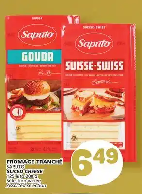 Marché Bonichoix Saputo sliced cheese offer