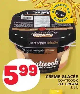 Marché Bonichoix Coaticook ice cream offer