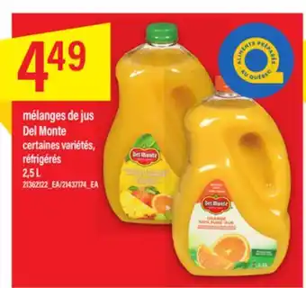 Maxi Mélanges de jus del monte offer