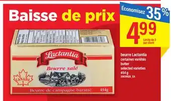 Maxi Beurre lactantia offer