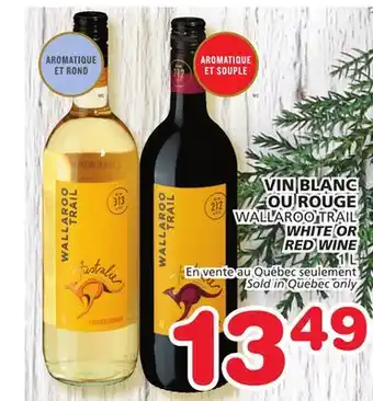 Marches Tradition Wallaroo trail white or red wine offer