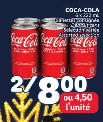 Marché Bonichoix Coca-cola offer