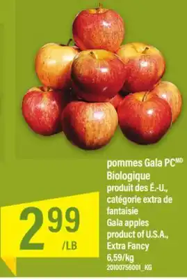 Maxi Pommes gala pcmd biologique offer